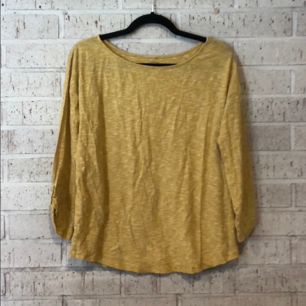Yellow 3/4 sleeve